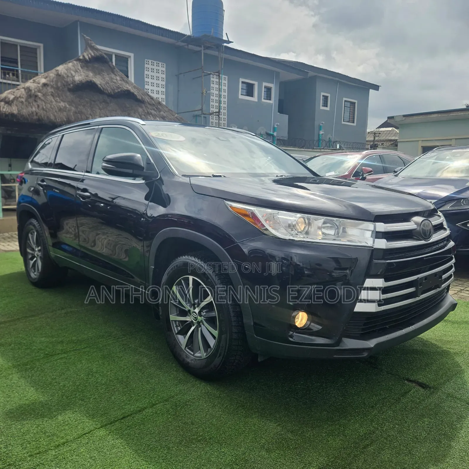 Toyota Highlander XLE 4x4 V6 (3.5L 6cyl 8A) 2017 Black