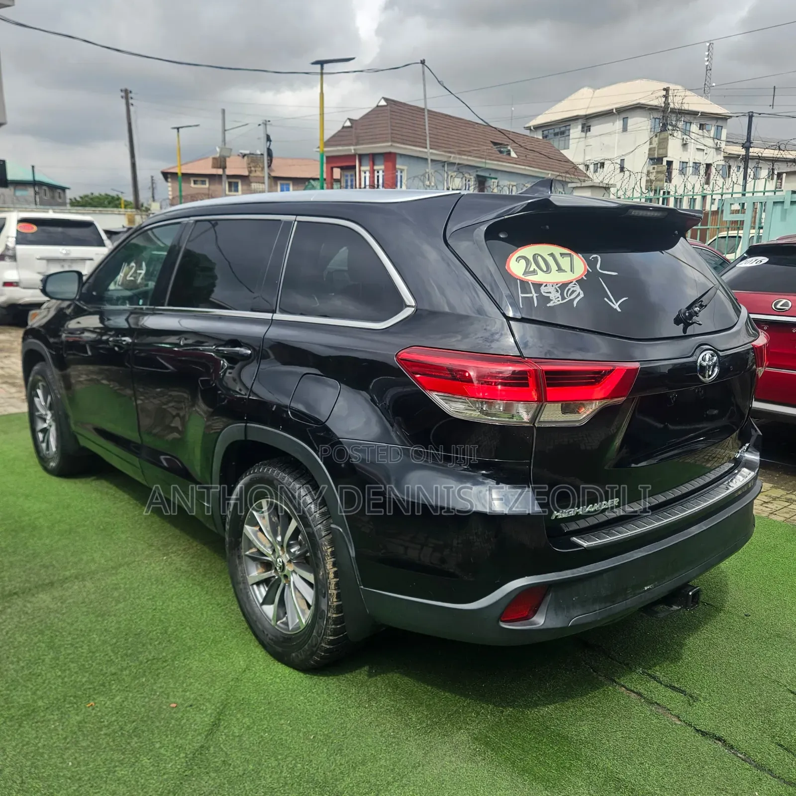 Toyota Highlander XLE 4x4 V6 (3.5L 6cyl 8A) 2017 Black