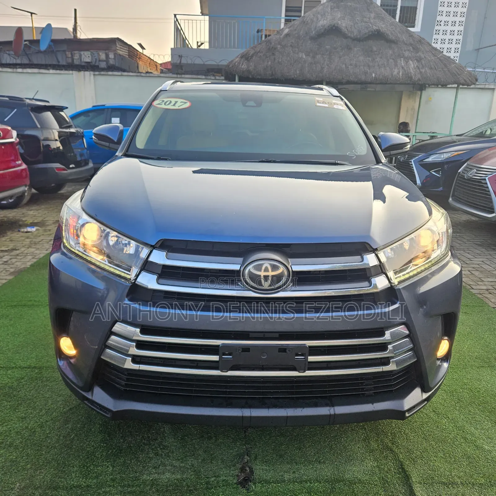 Toyota Highlander Limited 4x4 V6 (3.5L 6cyl 8A) 2017 Blue