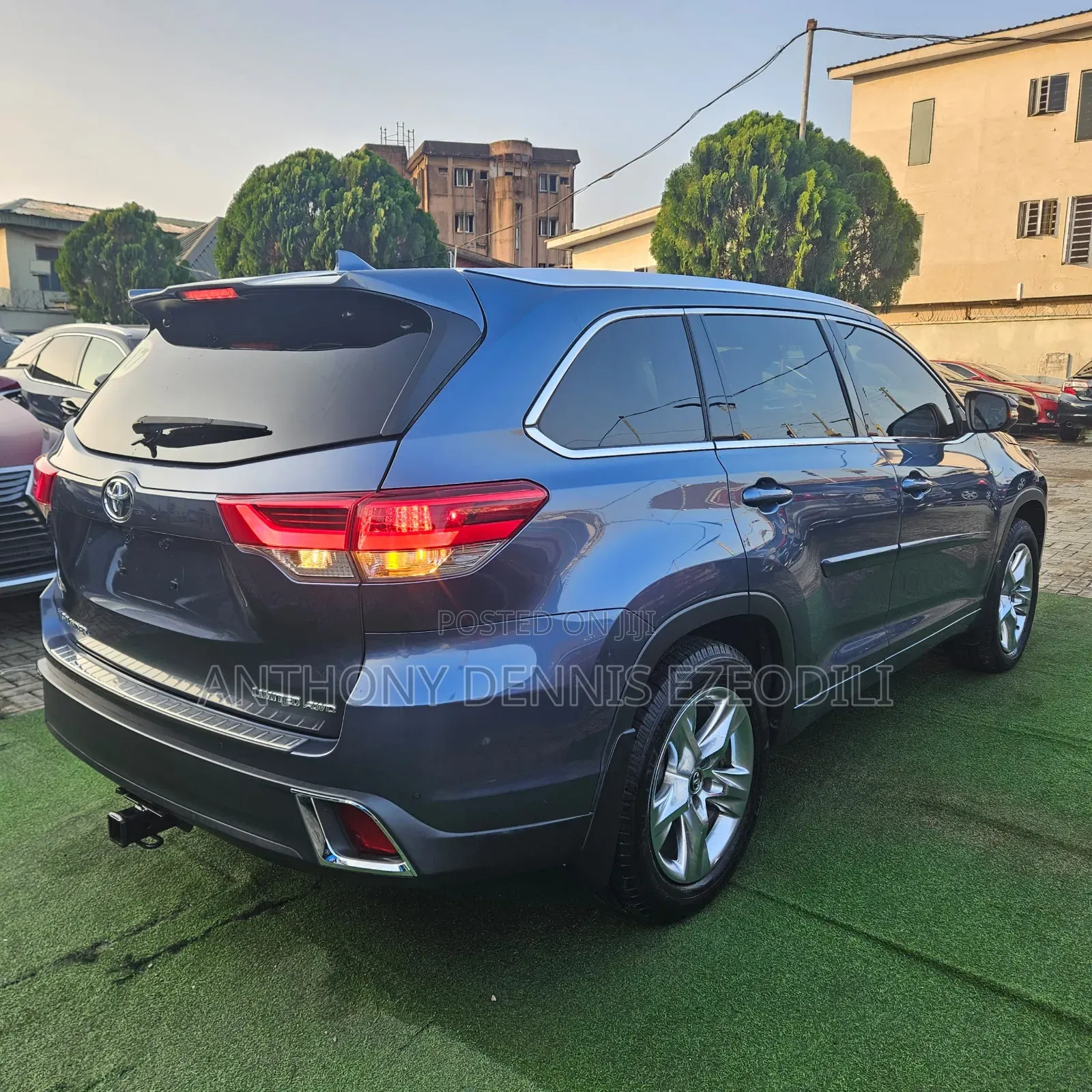 Toyota Highlander Limited 4x4 V6 (3.5L 6cyl 8A) 2017 Blue
