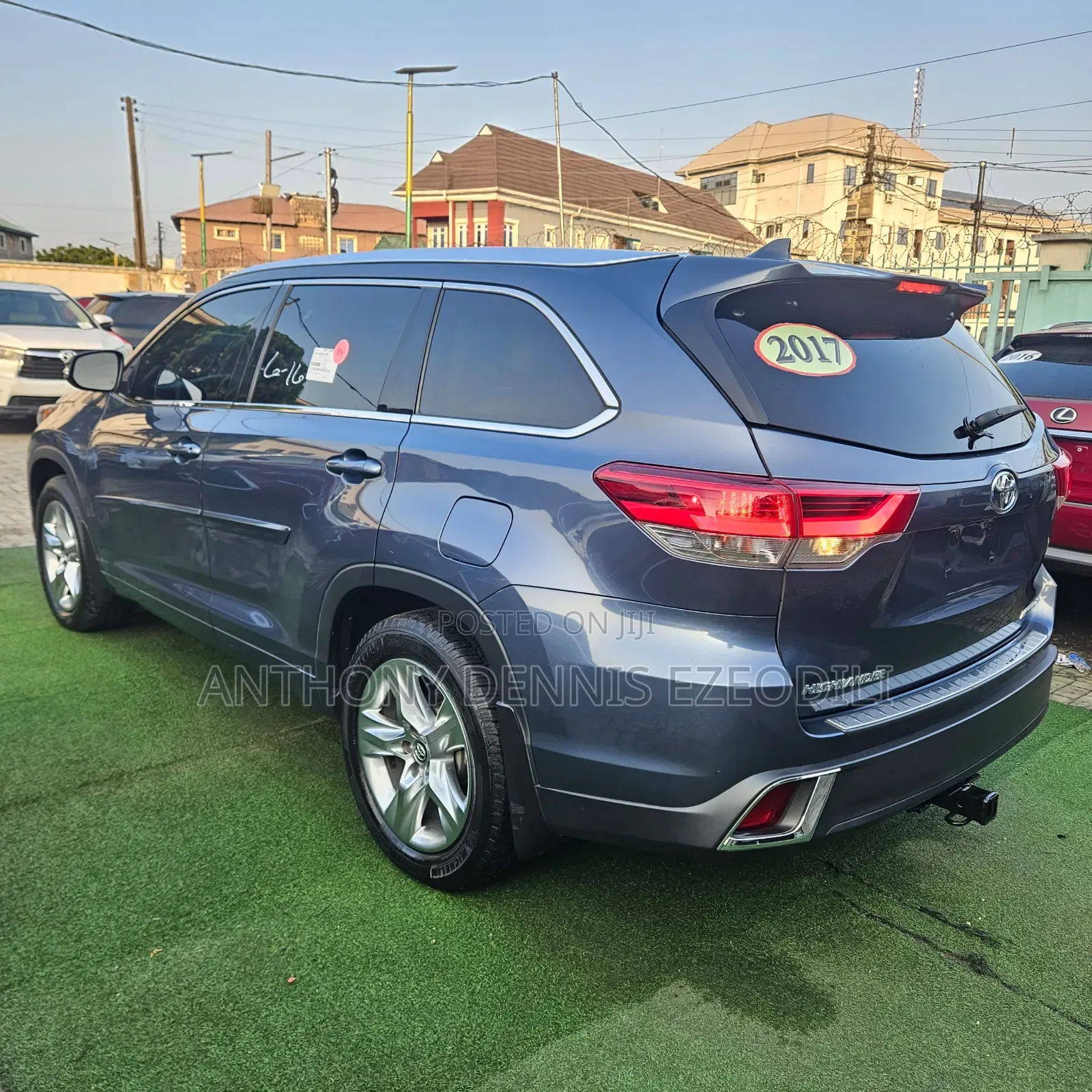 Toyota Highlander Limited 4x4 V6 (3.5L 6cyl 8A) 2017 Blue