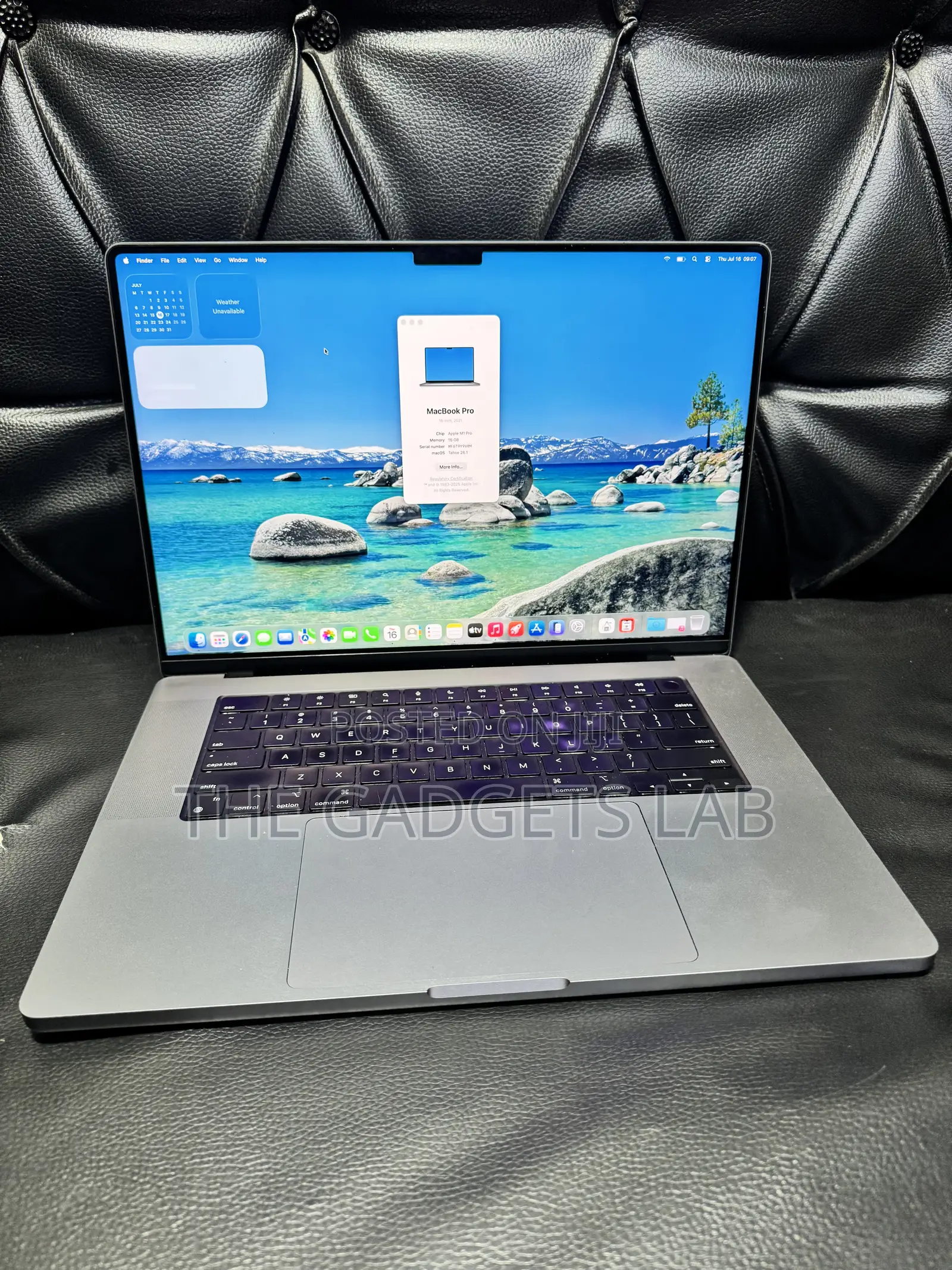 Laptop Apple MacBook Pro 2021 M1 16GB Apple M1 SSD 512GB