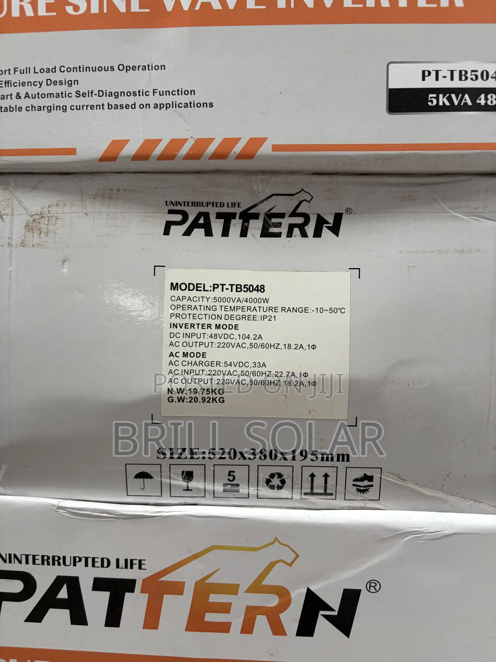 5kVA-48v Pattern Pure Sine Wave Hybrid Inverter