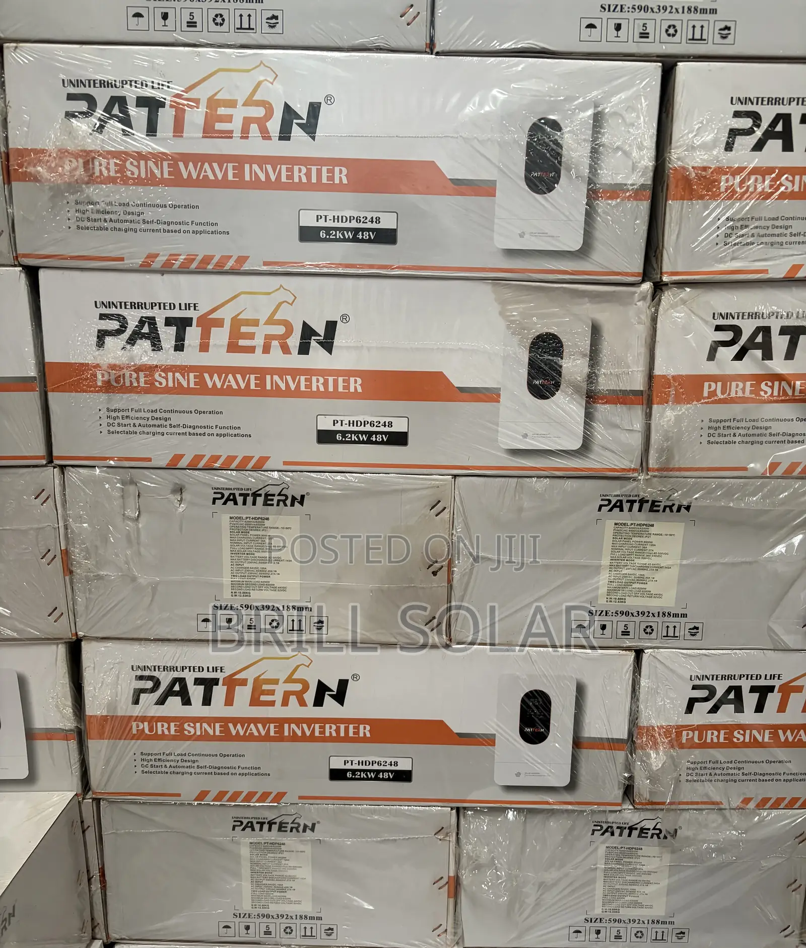 6.2kVA-48v Pattern Pure Sine Wave Hybrid Inverter