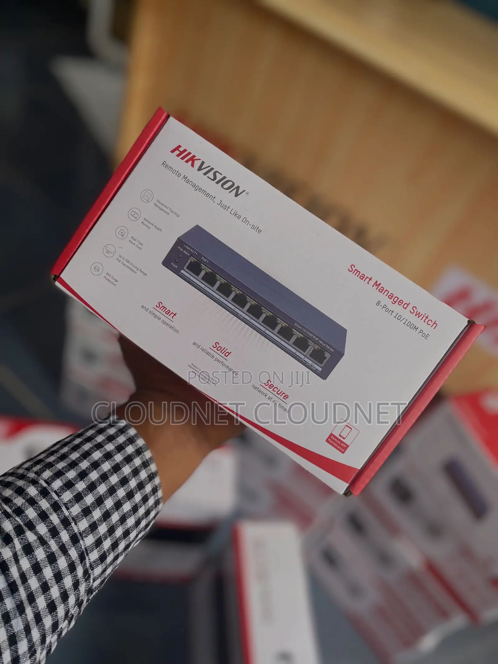 Hikvision 8 Port 10/100 Poe Switch