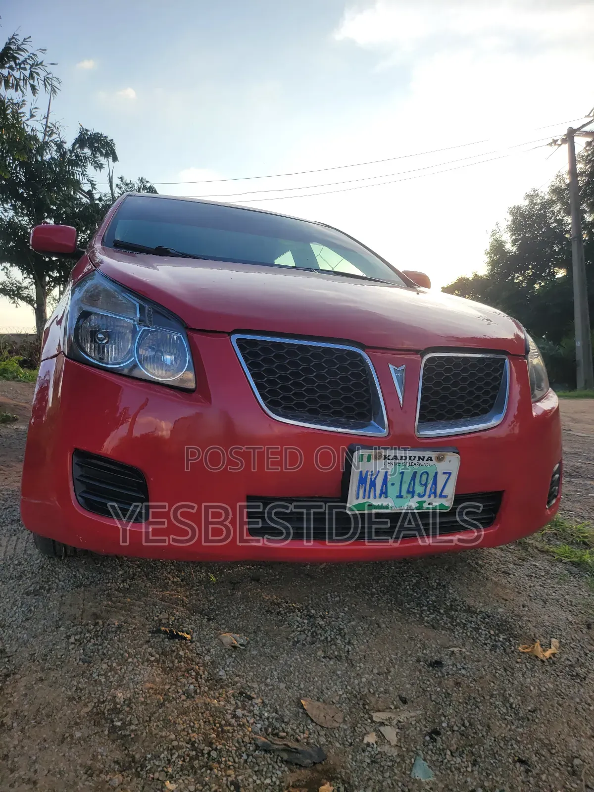 Pontiac Vibe 2.4 4WD 2009 Red