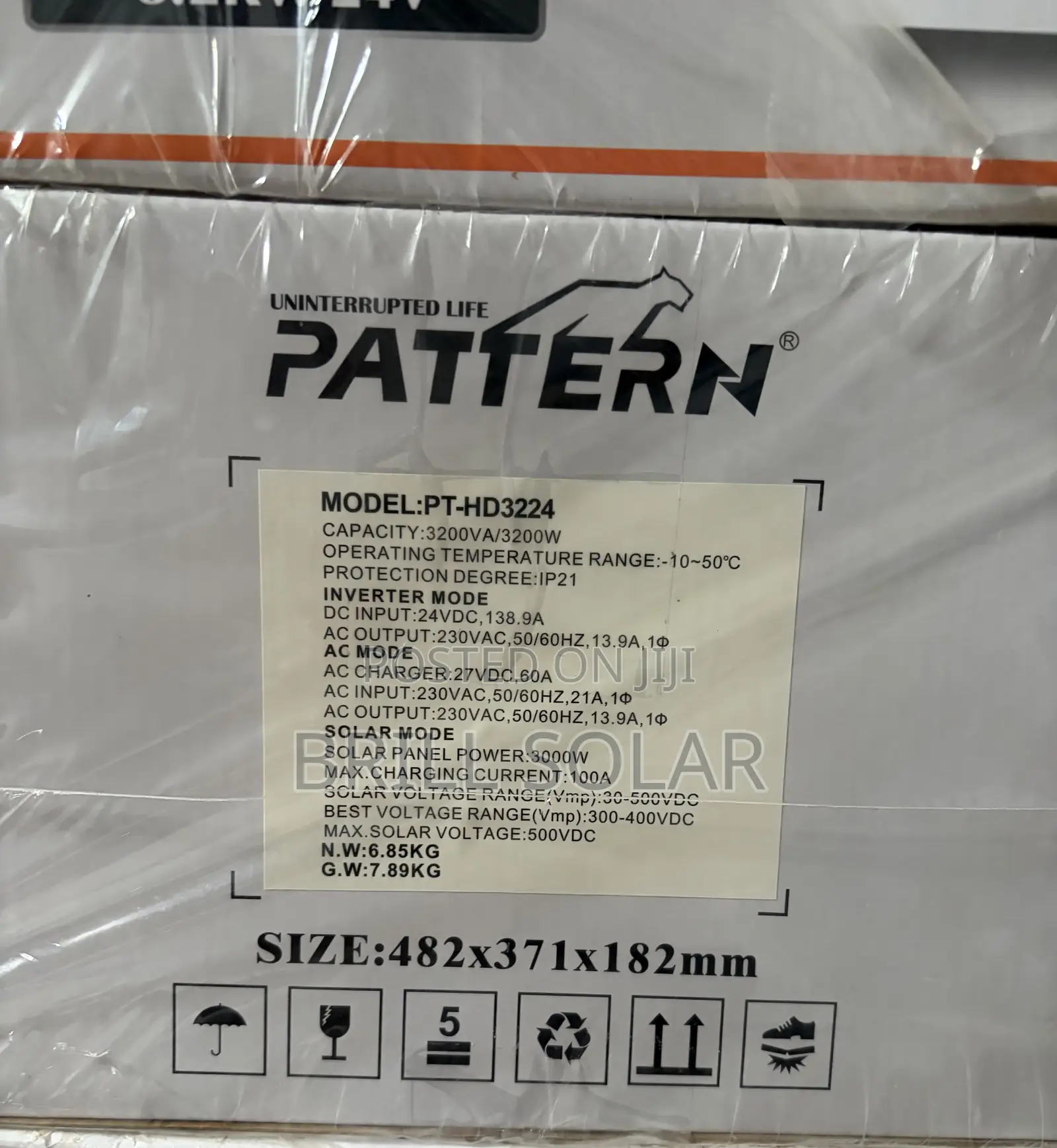 3.2kVA-24v Pattern Pure Sine Wave Hybrid Inverter