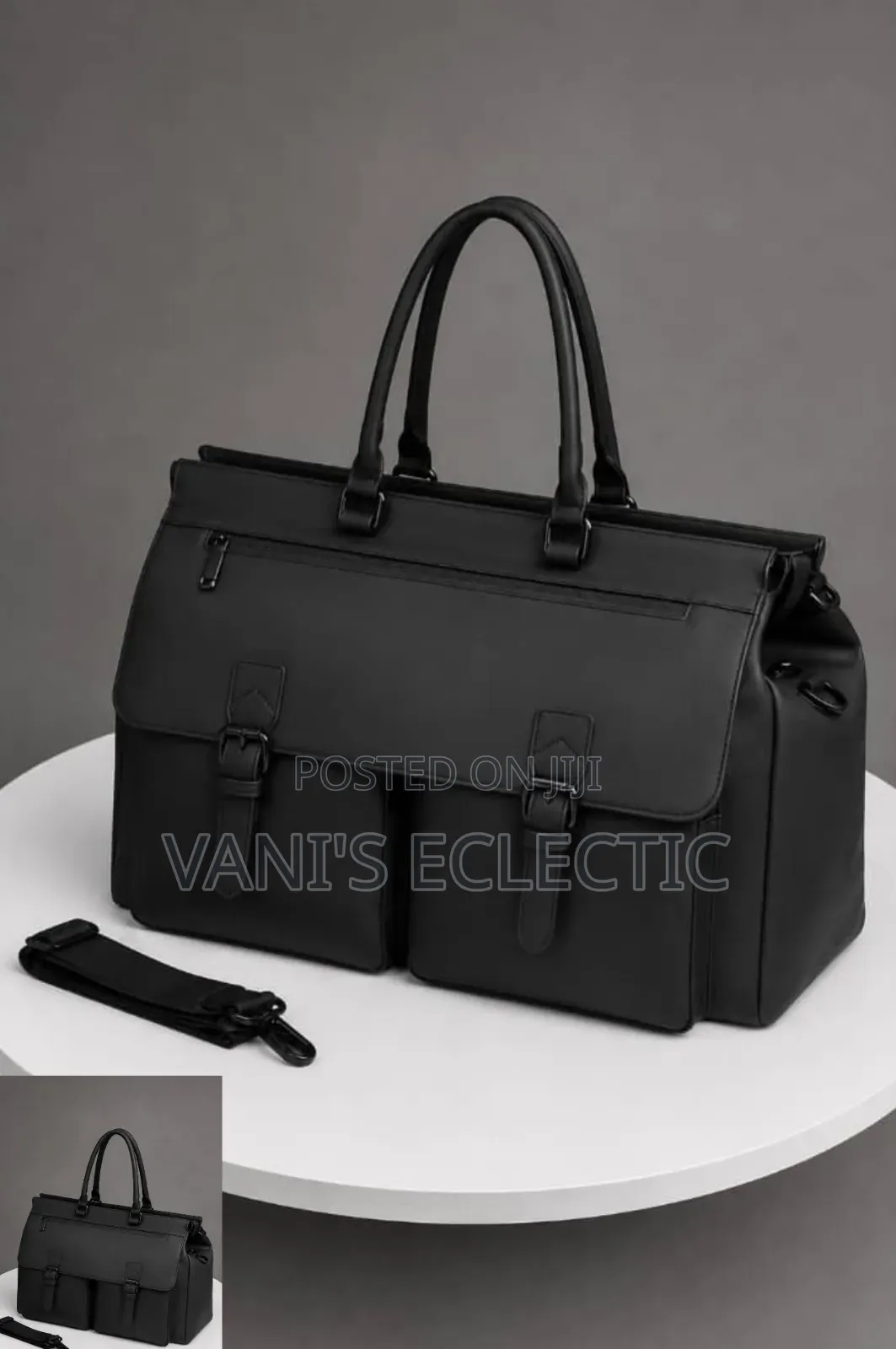 Tristan Travel Weekender Bags (Leather Duffle Bags)