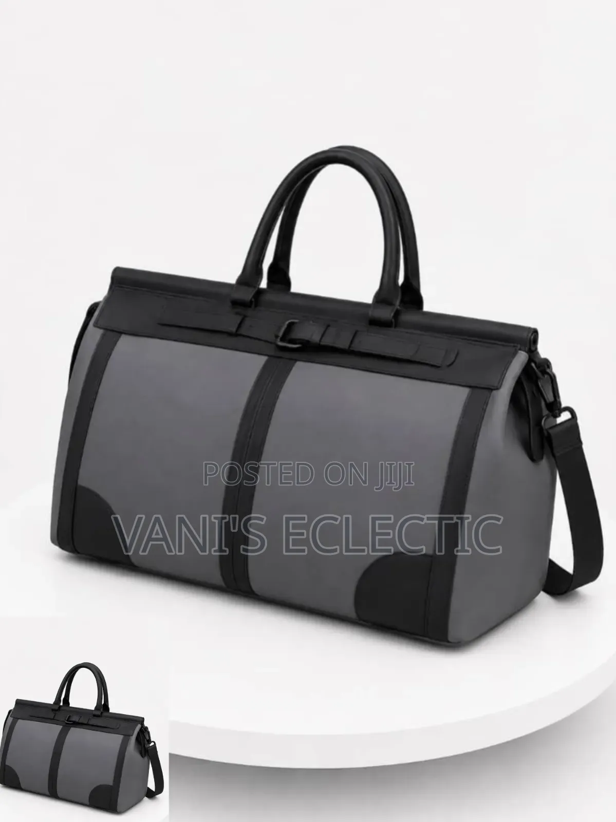 Tristan Travel Weekender Bags (Leather Duffle Bags)