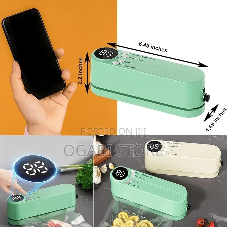 Portable Rechargeable Vacuum Sealer