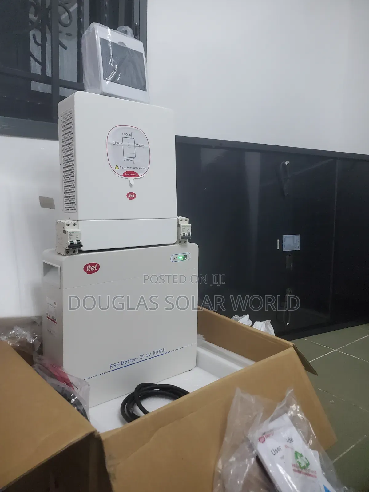 Itel 3.6kVA 24V Inverter and 2.56kWh Lithium Battery Solar System Set