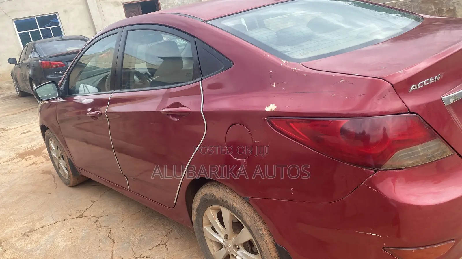 Hyundai Accent 2012 Red