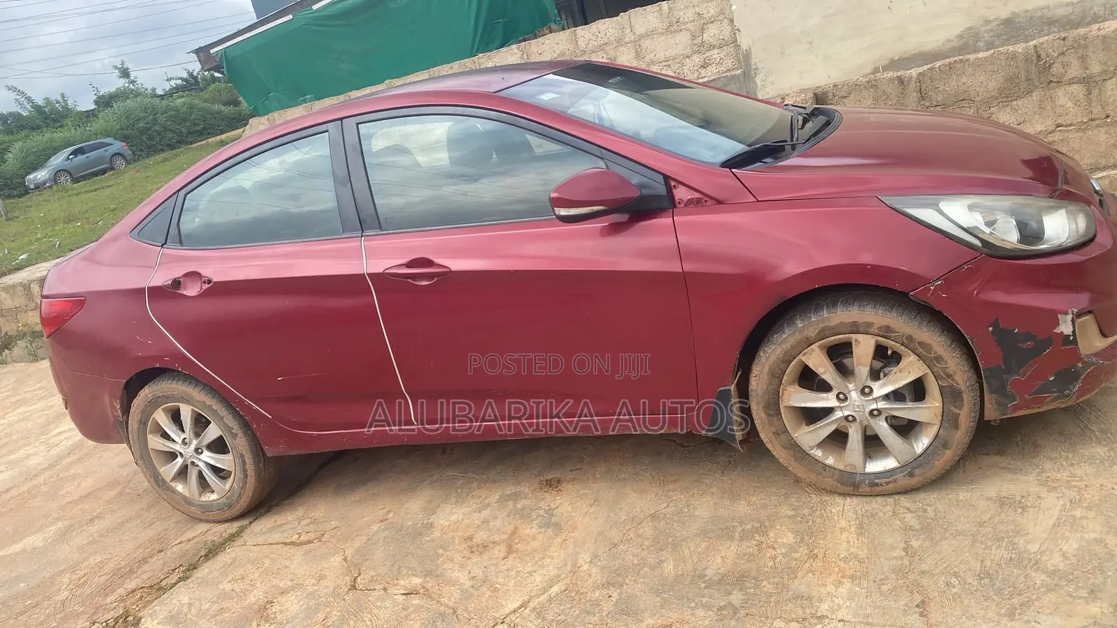 Hyundai Accent 2012 Red