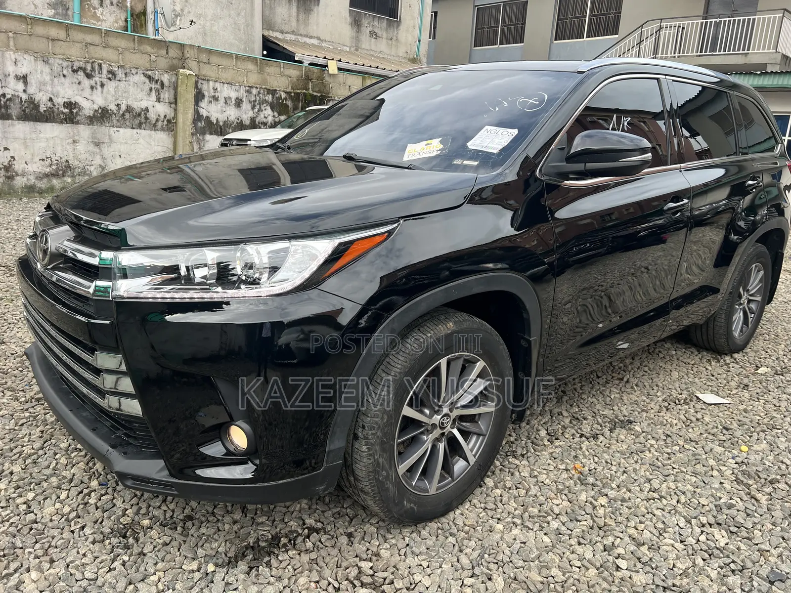 Toyota Highlander XLE 4x4 V6 (3.5L 6cyl 8A) 2018 Black
