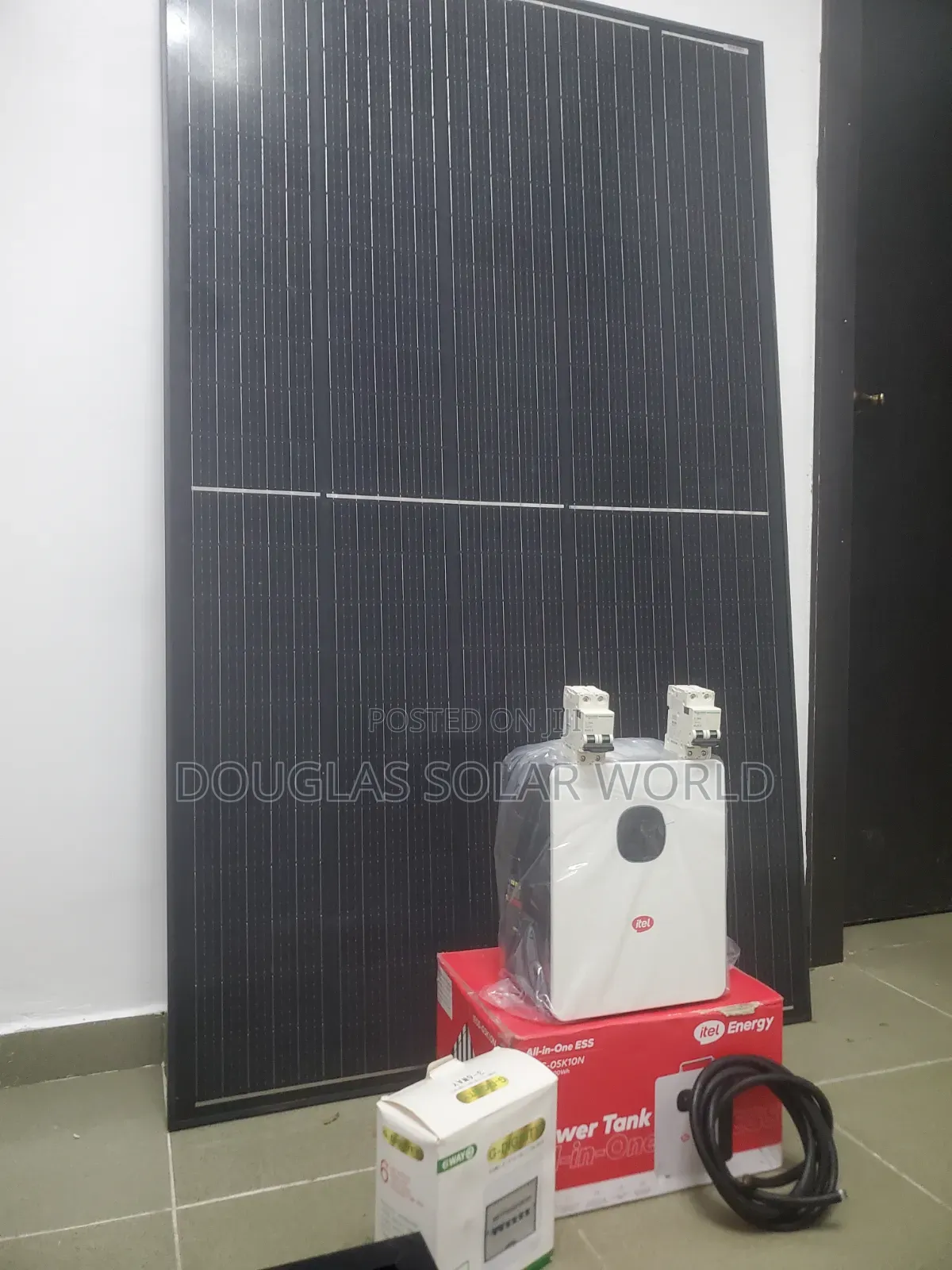 Itel Power Tank With Solar Panel and Accessories Complete Solar System