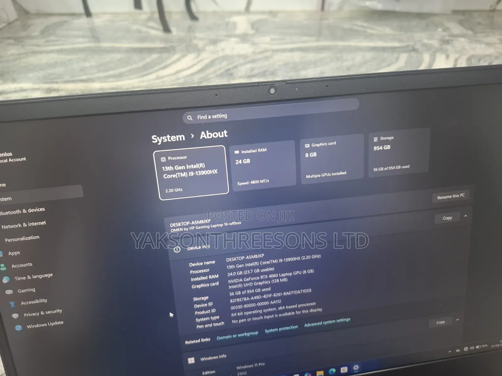 Laptop HP Omen 16 24GB Intel Core i9 SSD 1T