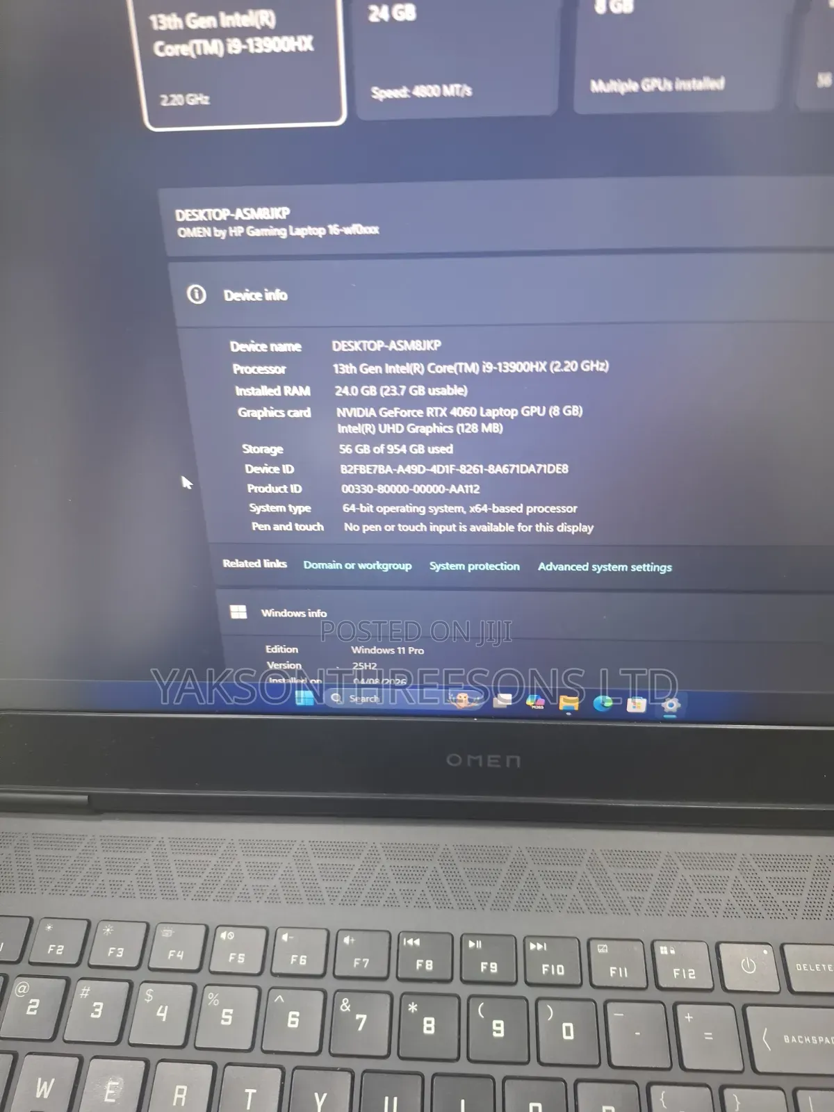 Laptop HP Omen 16 24GB Intel Core i9 SSD 1T