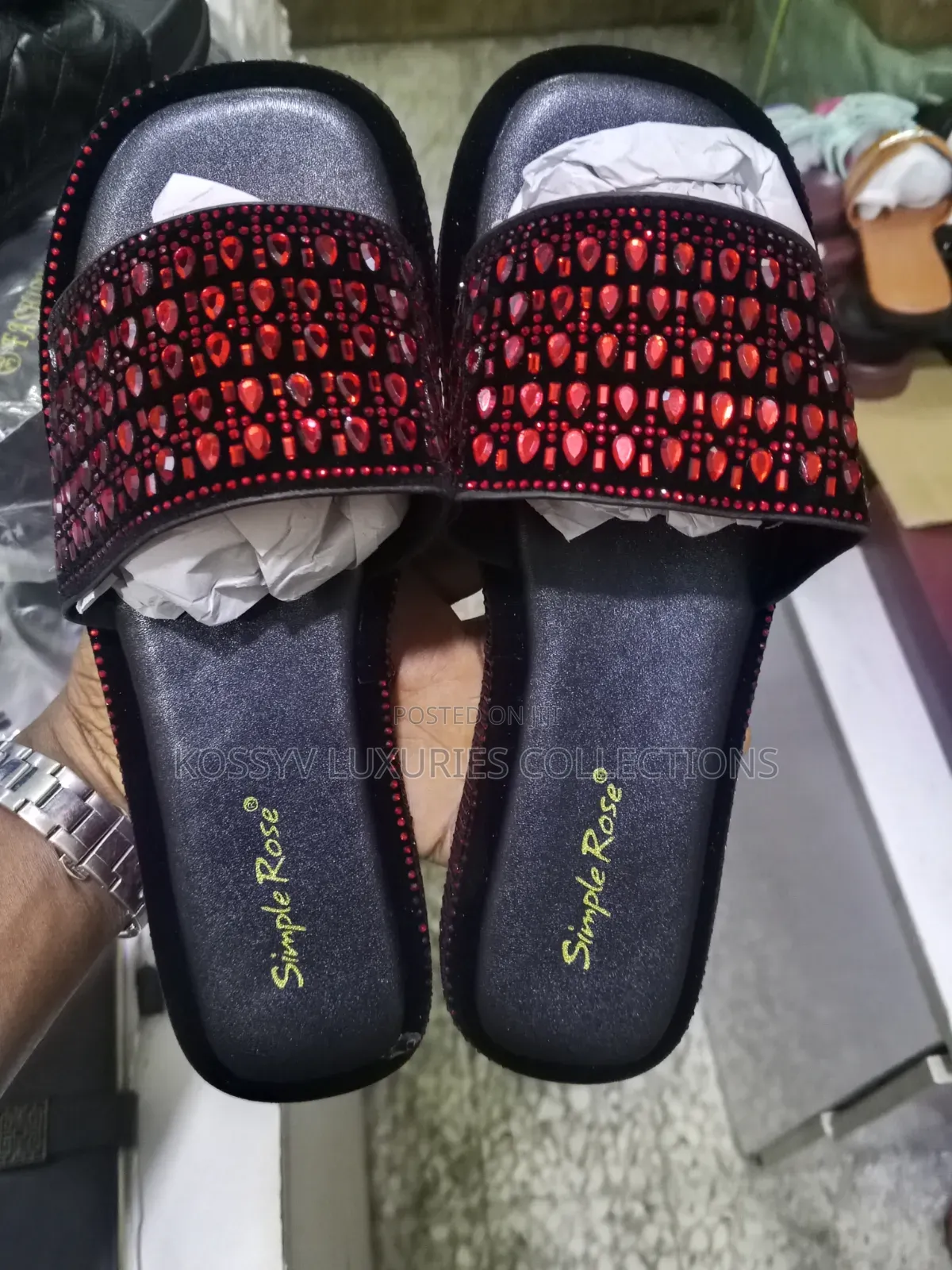 Galantoni Suede Stone Wedge Size 37-42