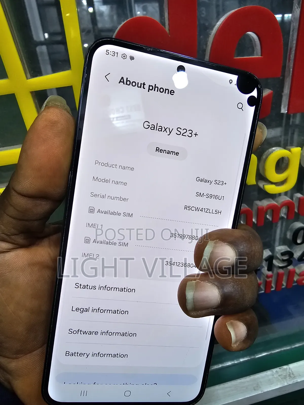 Samsung Galaxy S23+ 256 GB Black