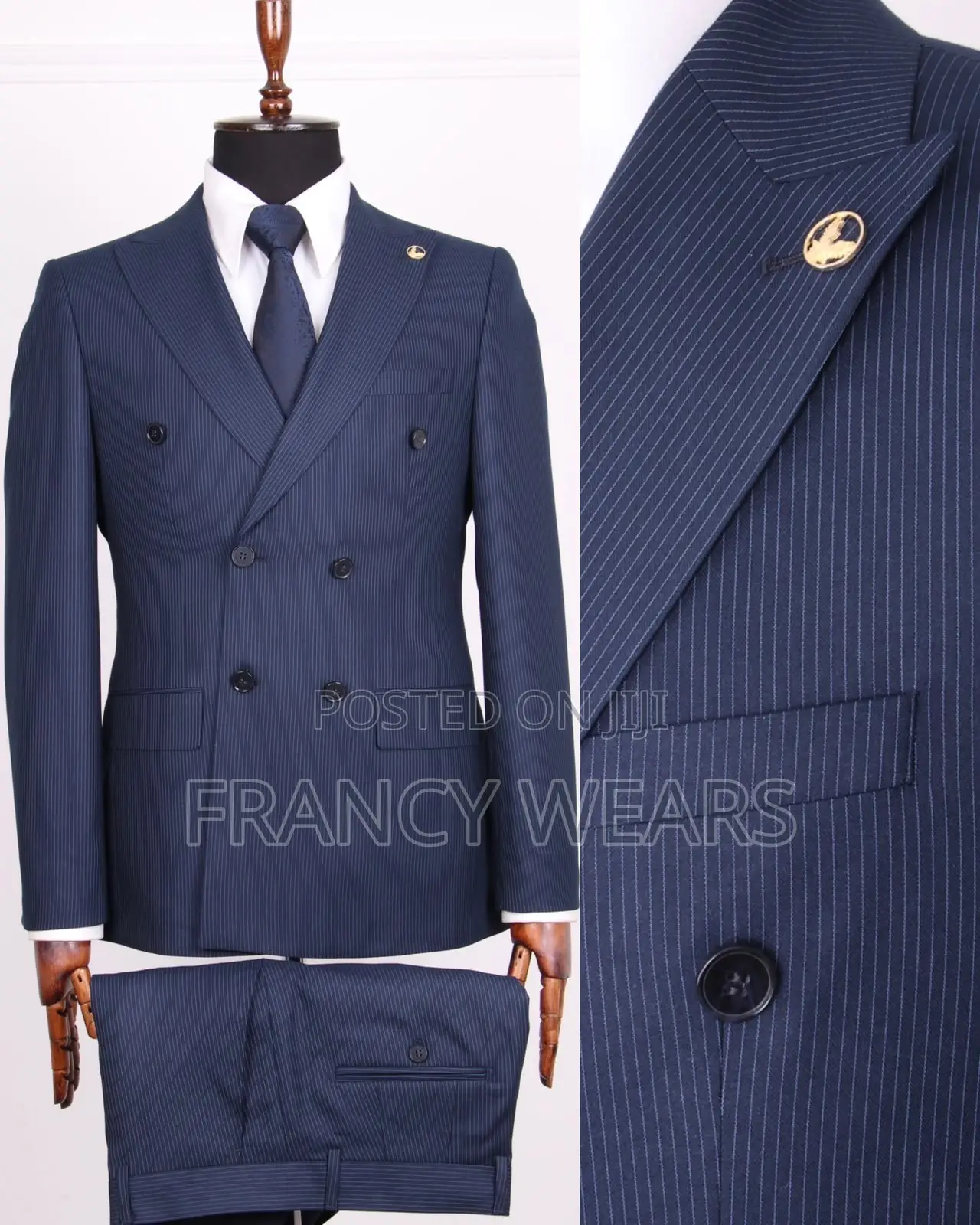 Double Breasted Mens Classic Suit