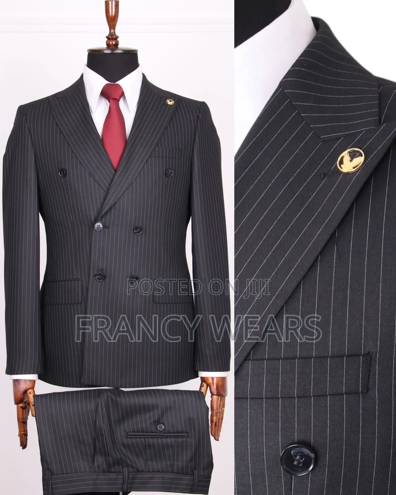 Double Breasted Mens Classic Suit