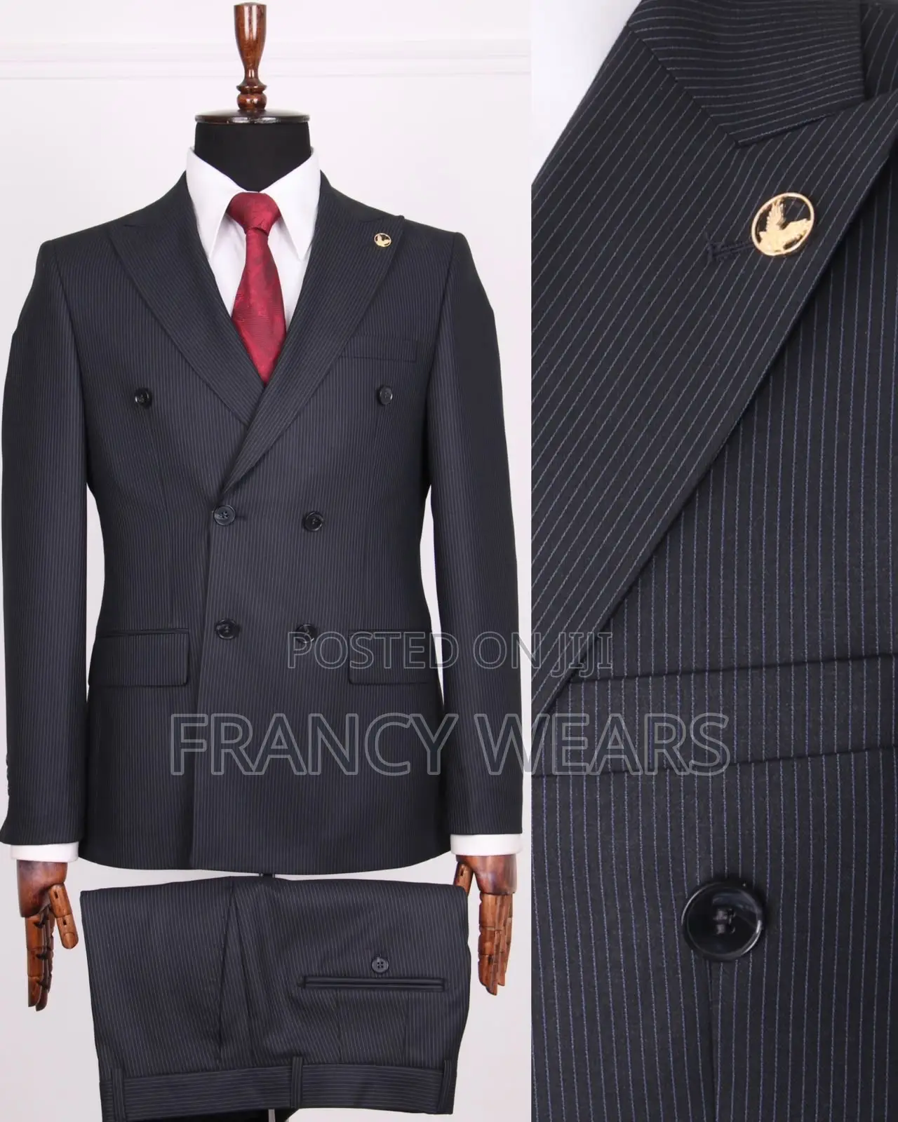 Double Breasted Mens Classic Suit