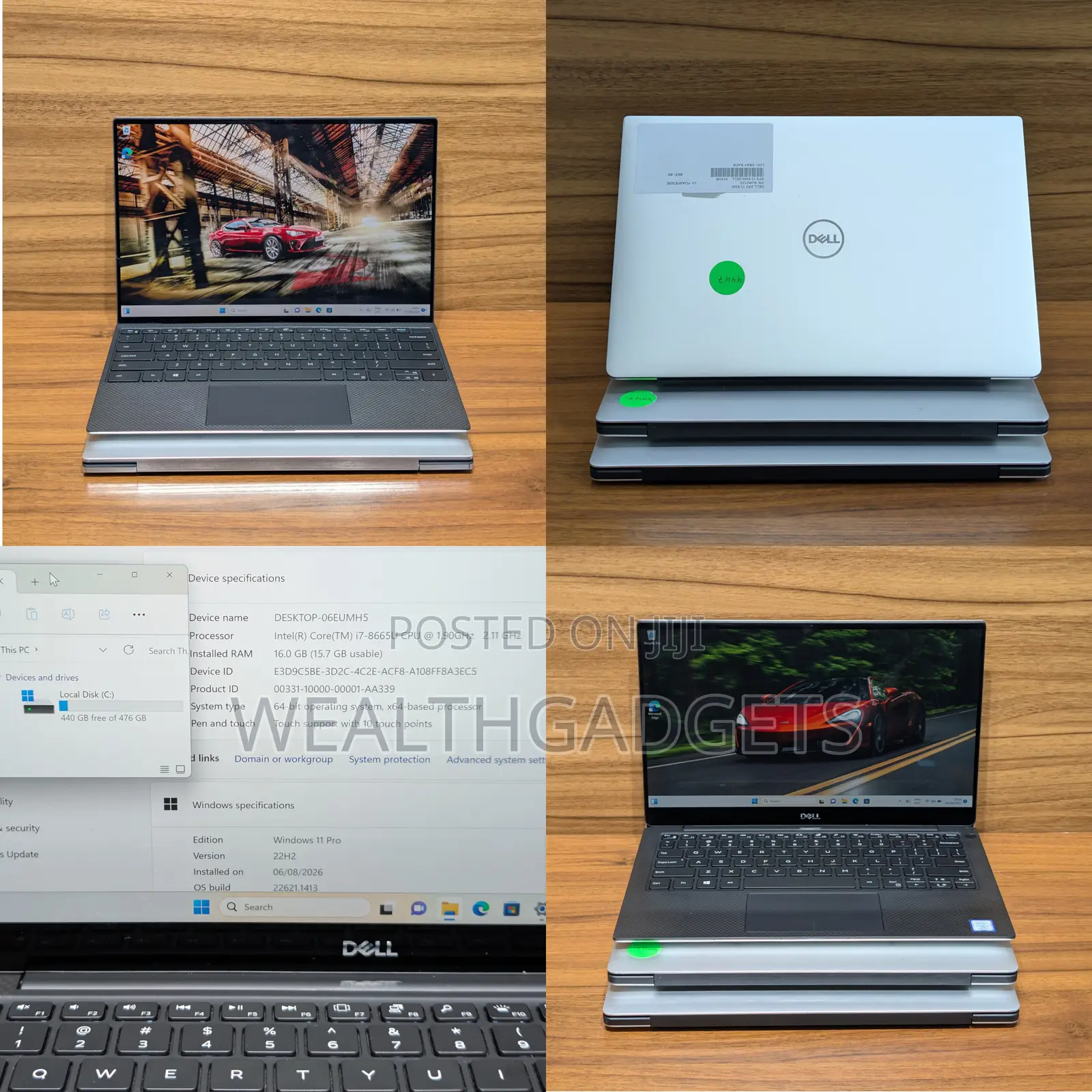 Laptop Dell XPS 13 9380 16GB Intel Core i7 SSD 512GB