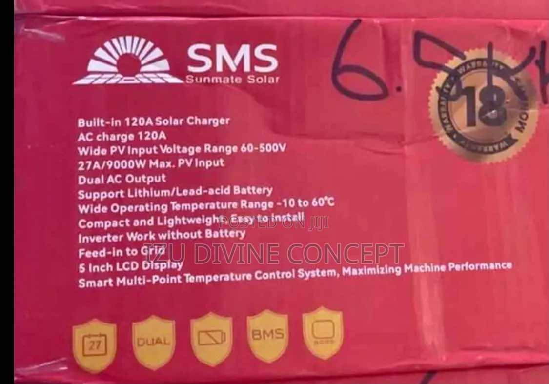 6.5kva 48v SMS Hybrid Inverter