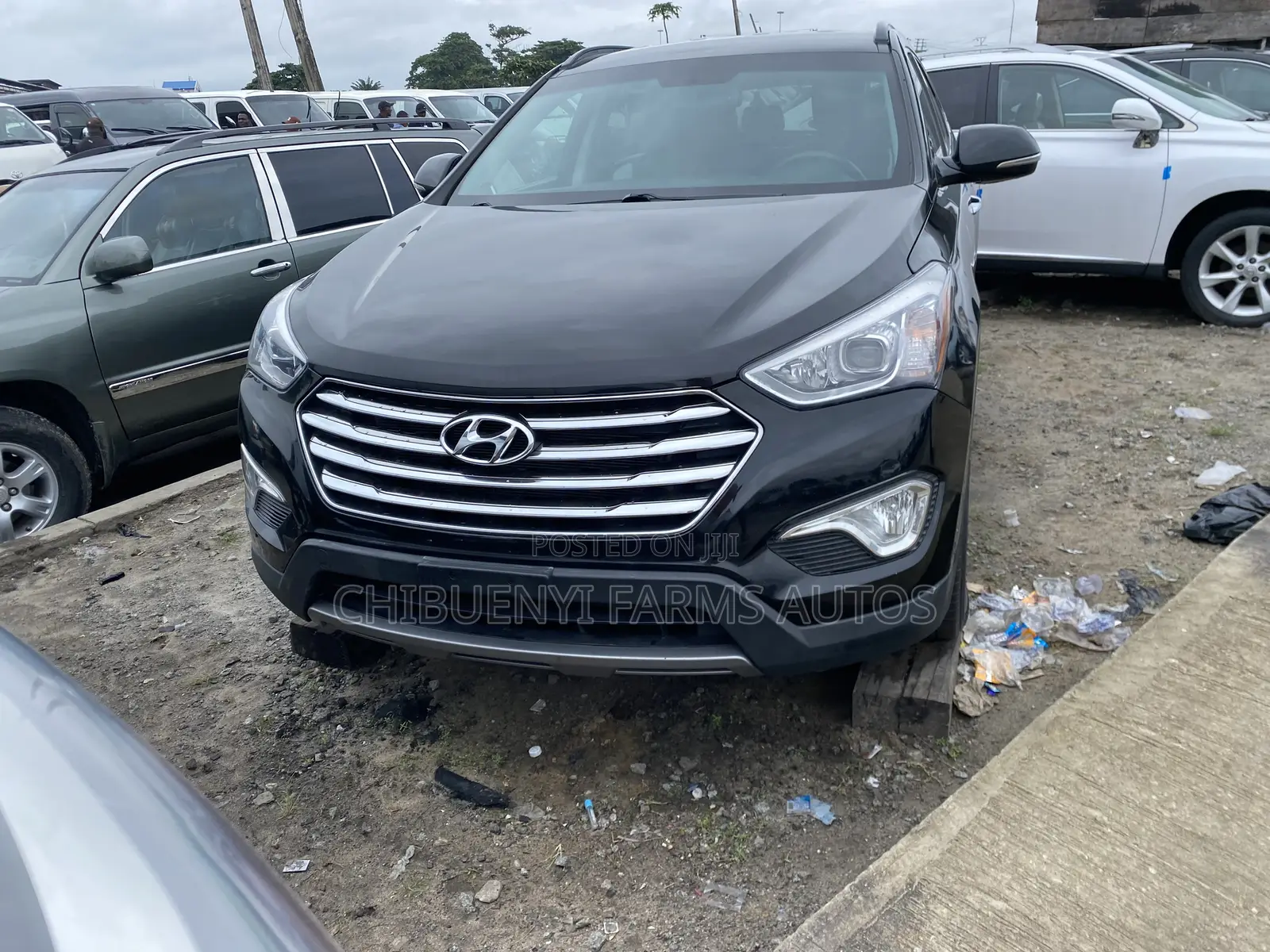Hyundai Santa Fe Limited 4dr SUV AWD (3.3L 6cyl 6A) 2015 Black