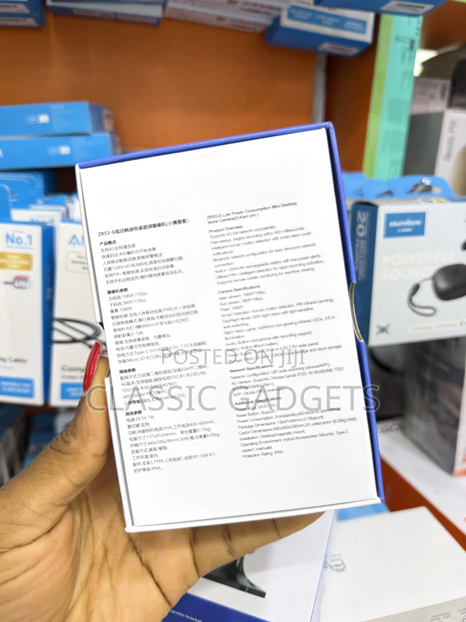 HD Low-Power Battery 4g Surveillance Camera With Human Detection