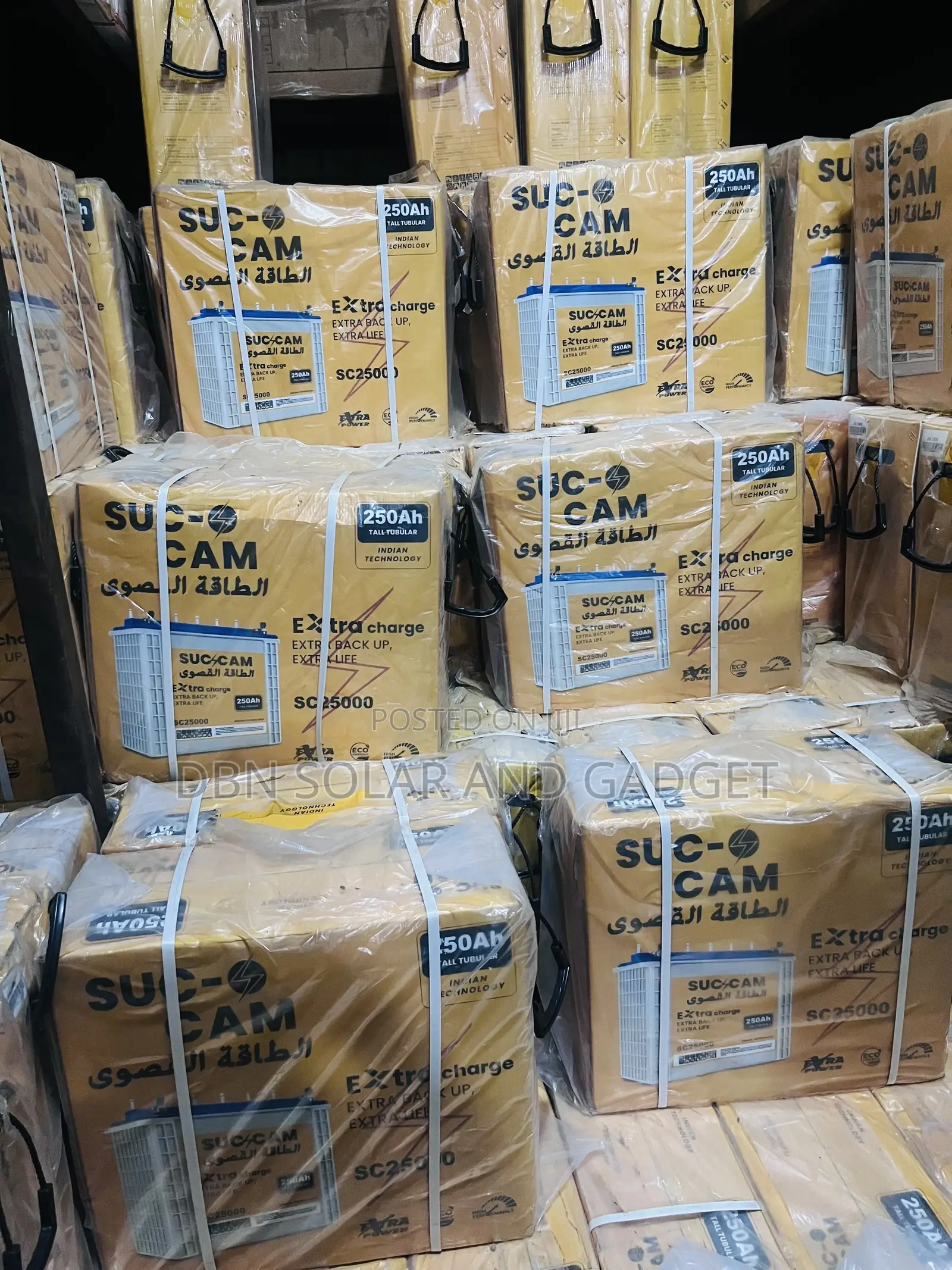 ORIGINAL 250a 12v Suc Cam Solar Tubular Available in Stock