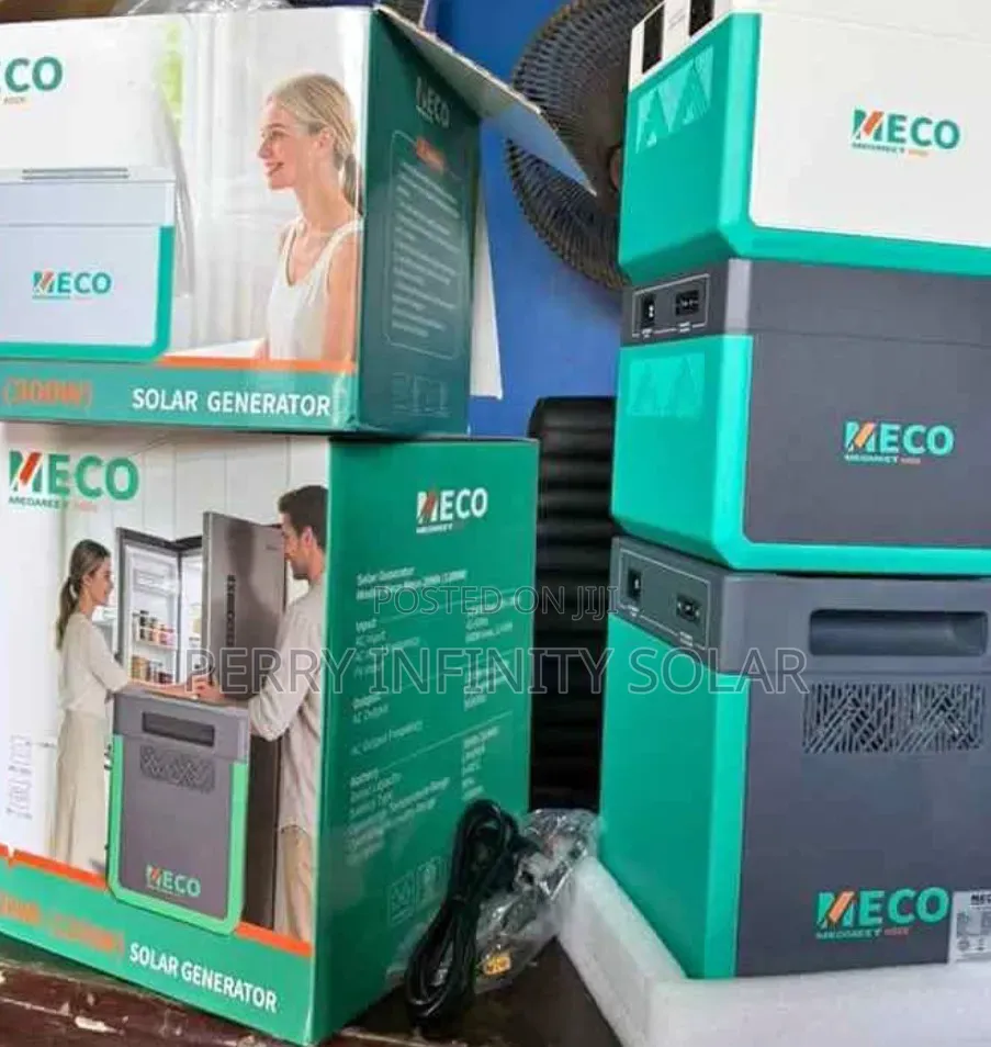 MECO 1kWh 2kWh Solar Generator | Portable Power St | LiFePO4 Battery
