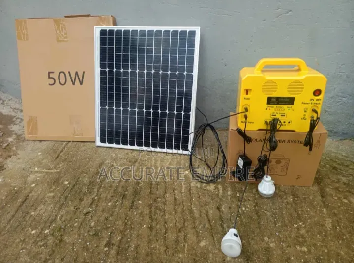 Brand New 50W Portable Solar Home Lighting System