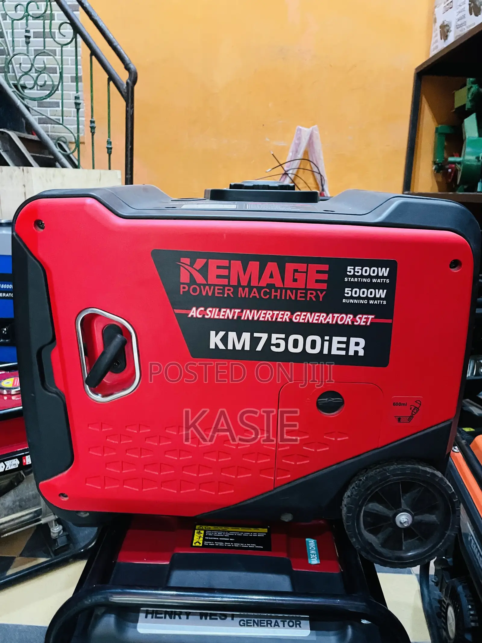 5.5kva Original Kemage Soundproofed Petrol Remote Inverter Generator