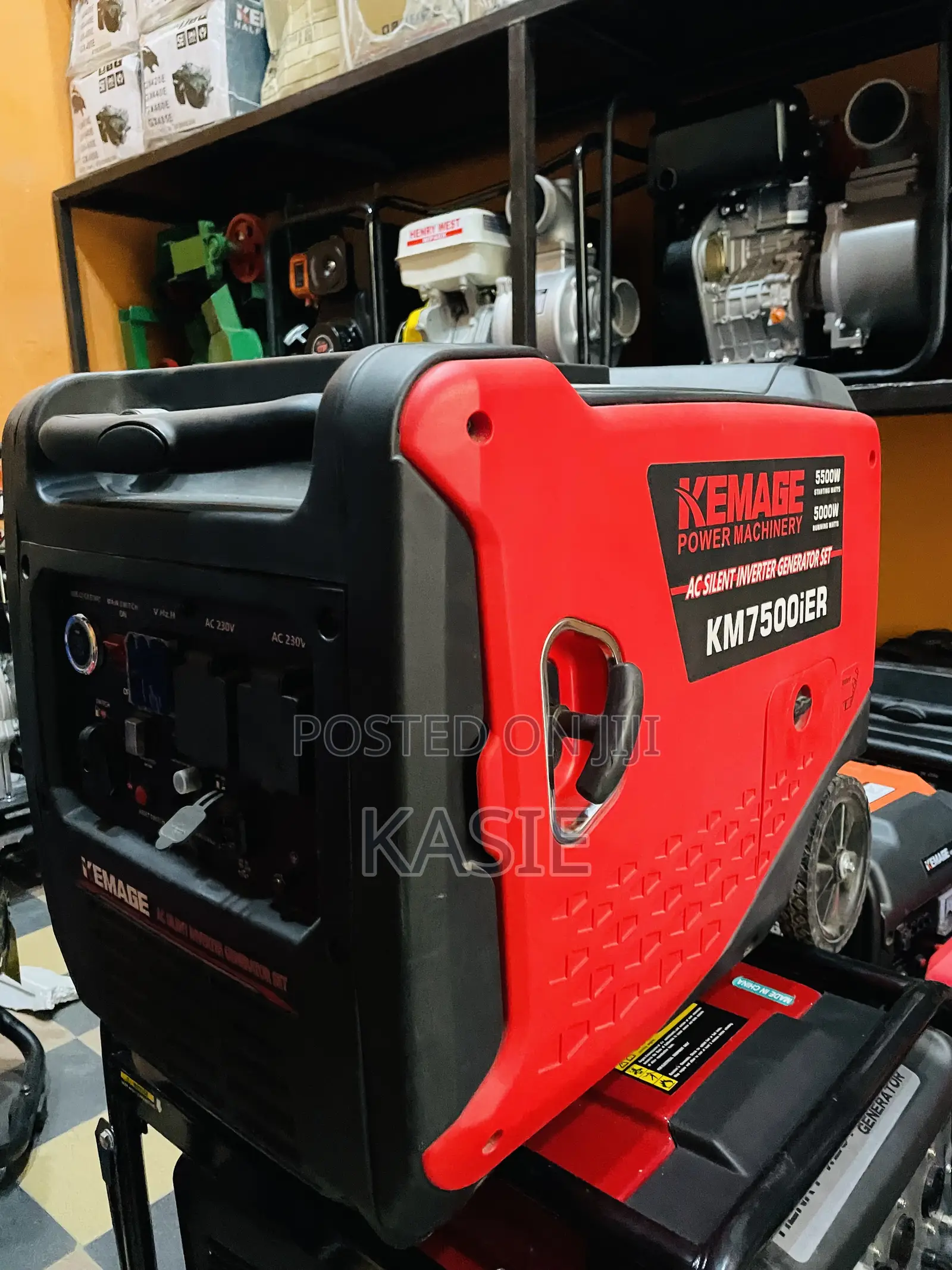 5.5kva Original Kemage Soundproofed Petrol Remote Inverter Generator