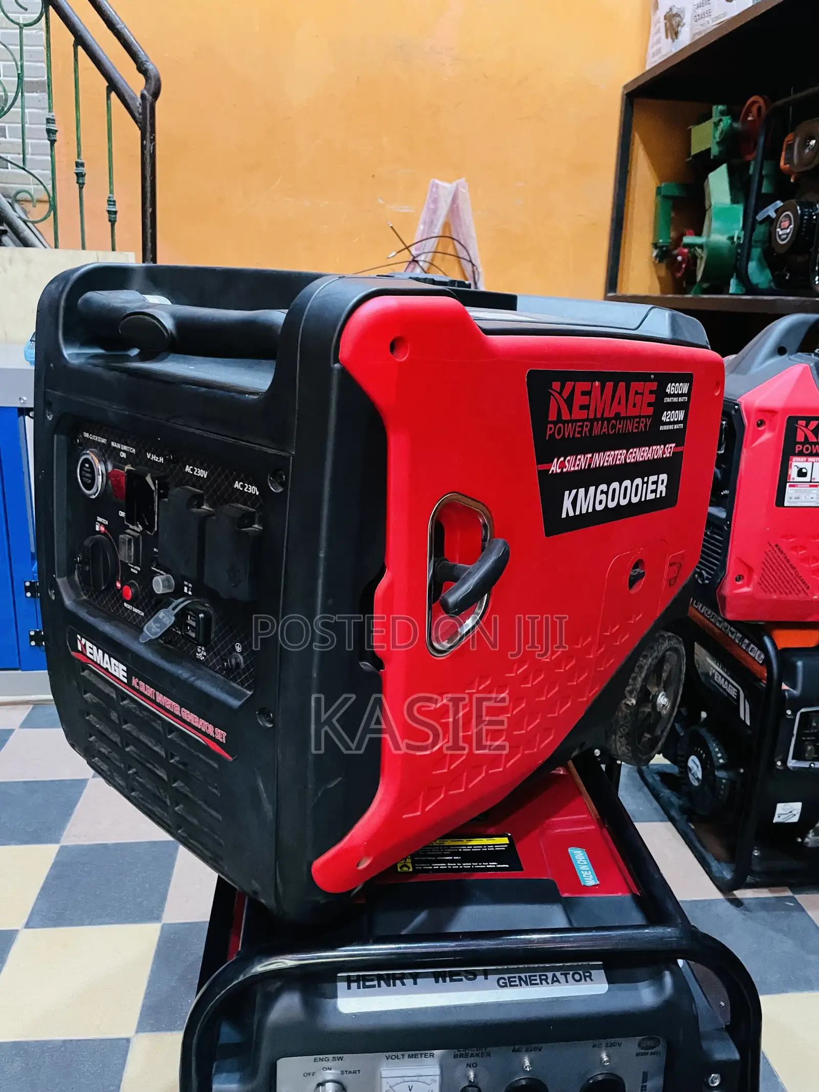 4.5kva Kemage Remote Control Petrol Soundproof Generator