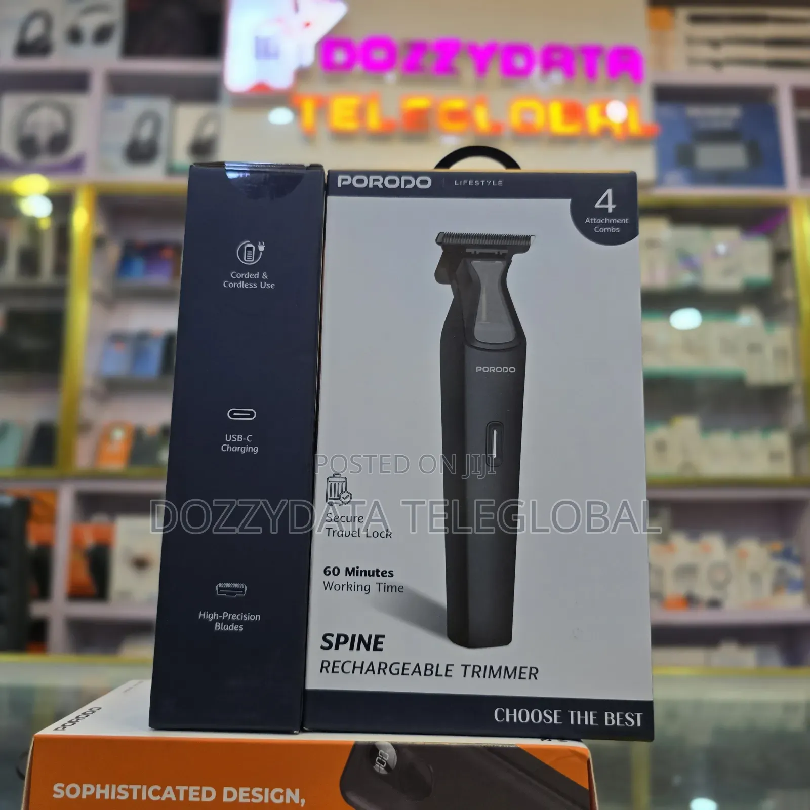 Porodo Lifestyle Spine Rechargeable Trimmer