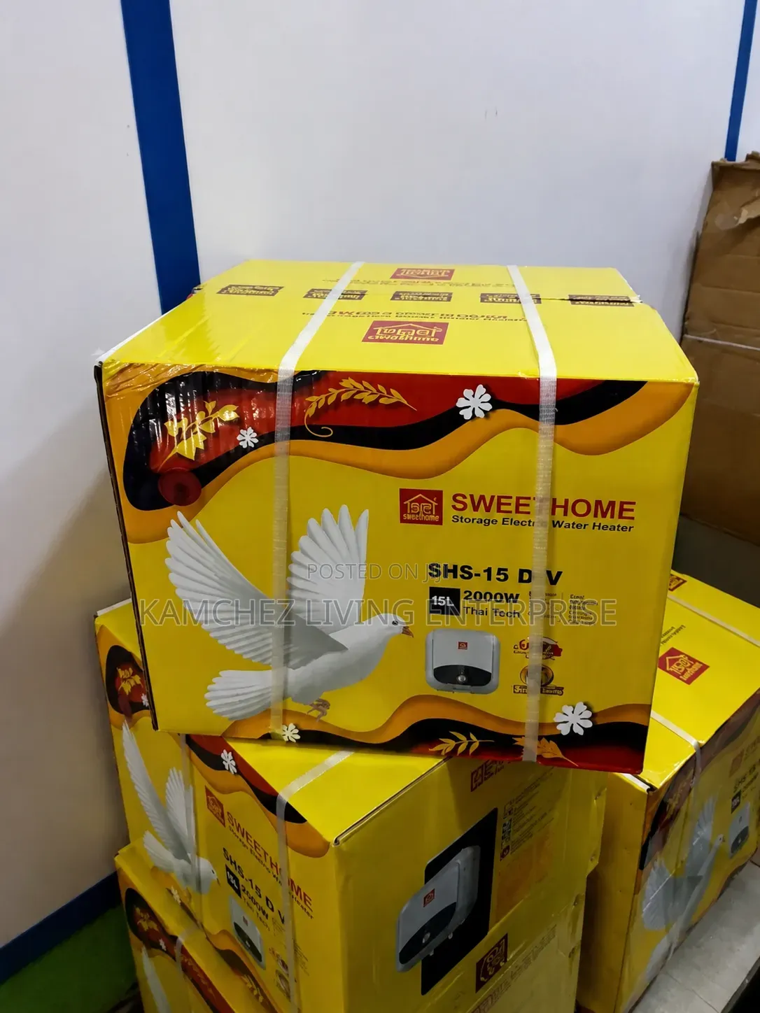 Sweet Home 15l Electric Water Heater - Fast Heating, Durable Safe