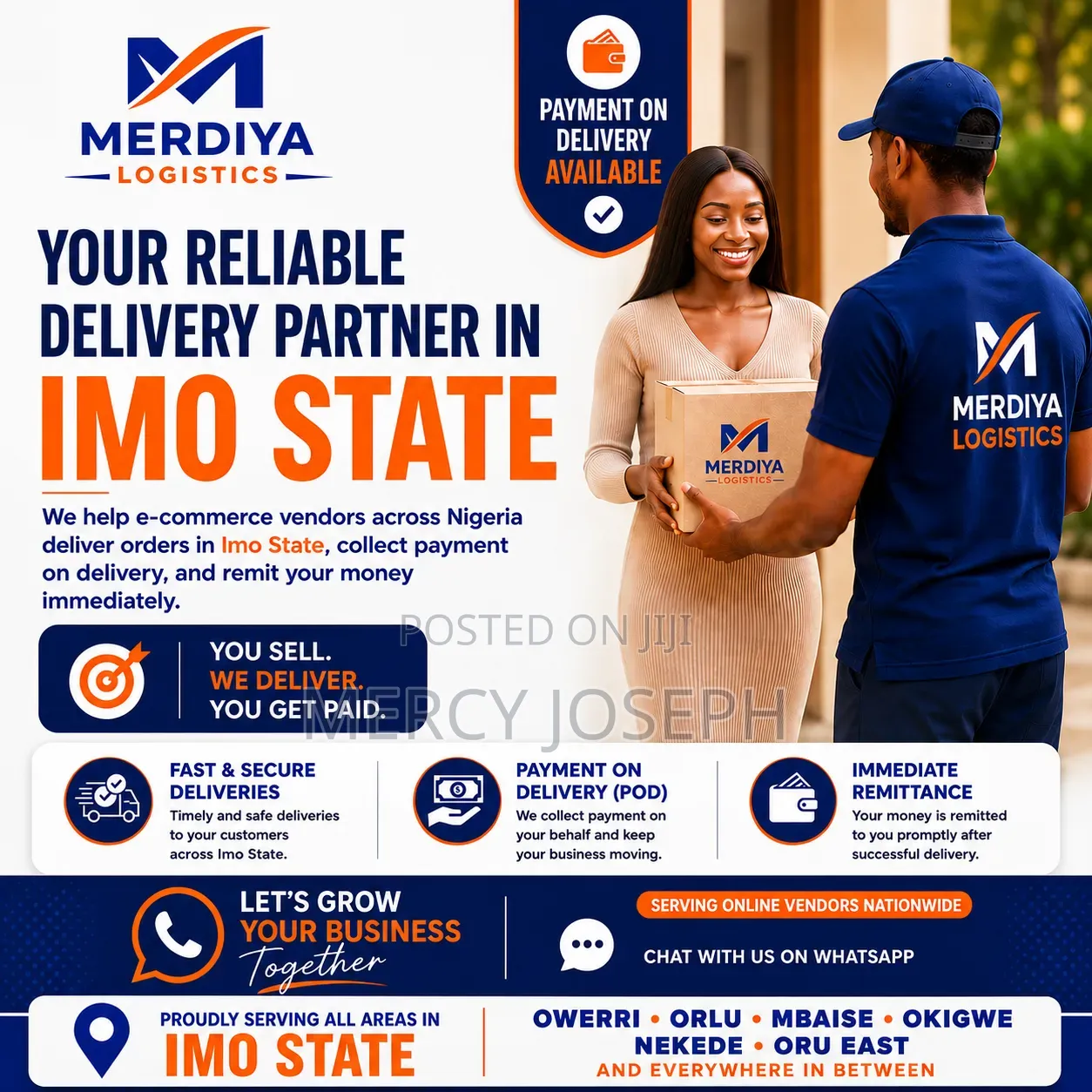 Delivery Agent/ Partner in Owerri, Imo State