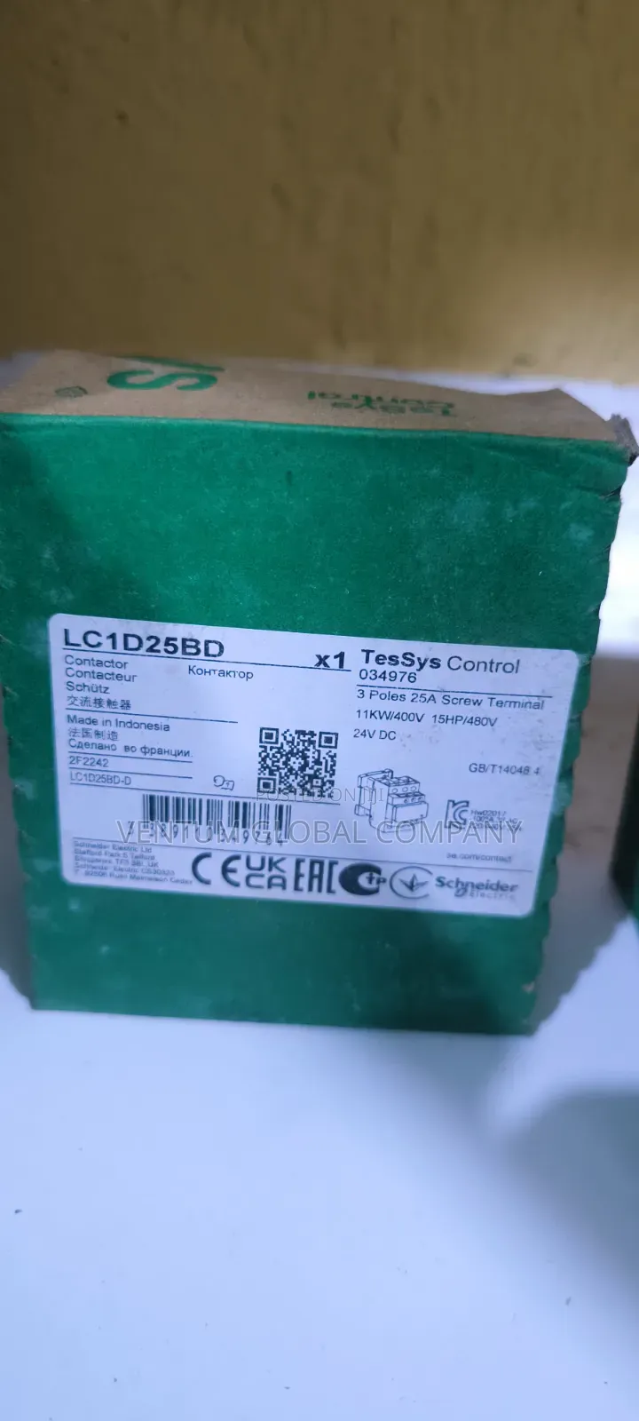 Contactor Schneider 24VDC