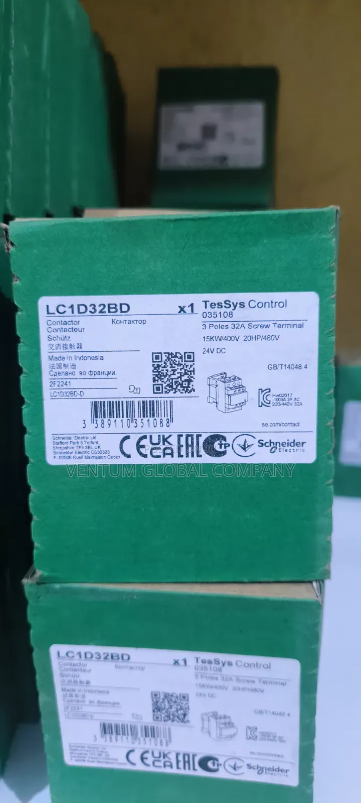 Contactor Schneider 24VDC