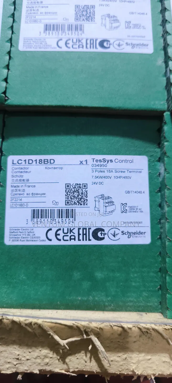 Contactor Schneider 24VDC