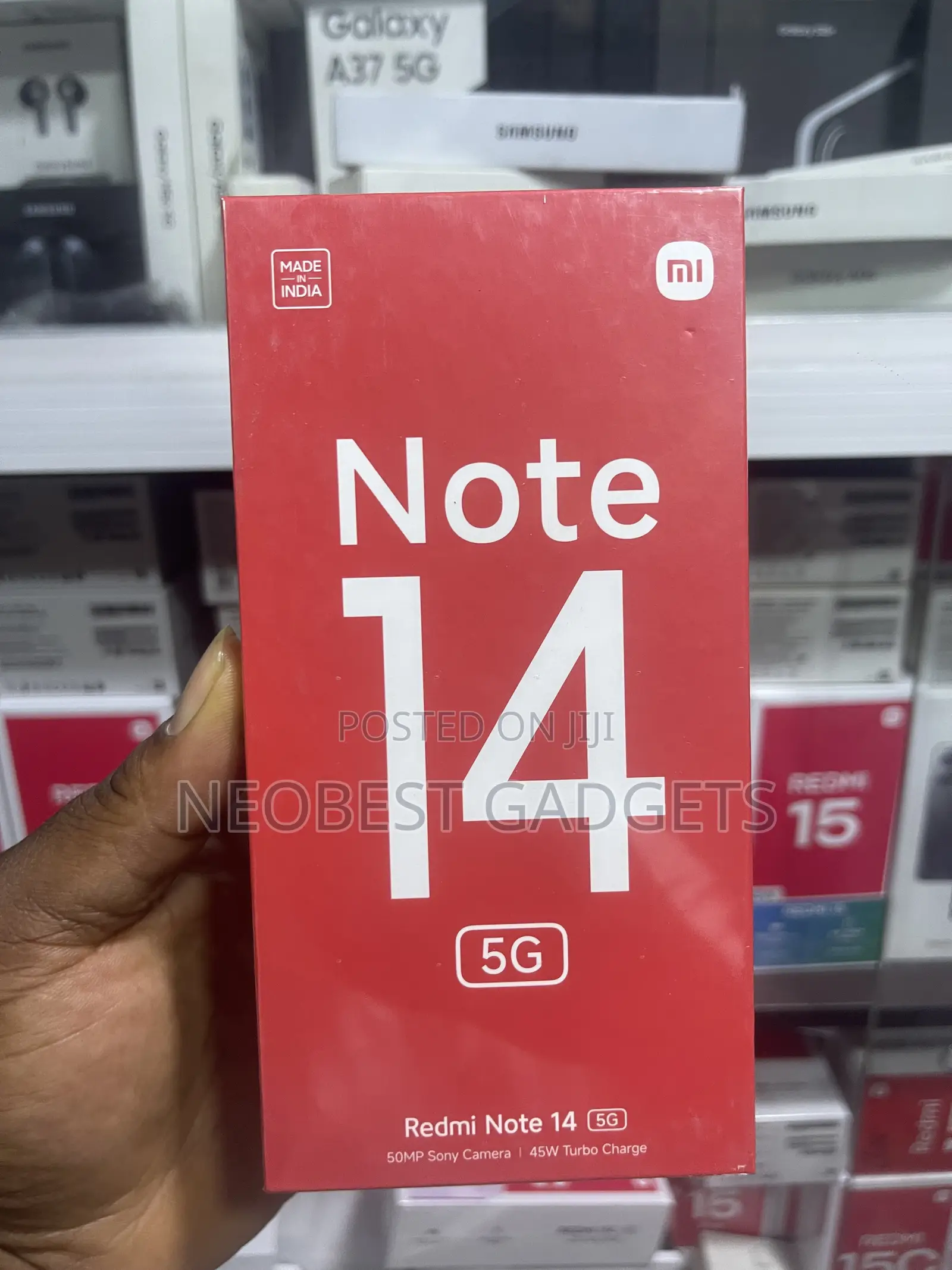 New Xiaomi Redmi Note 14 5G 256 GB White