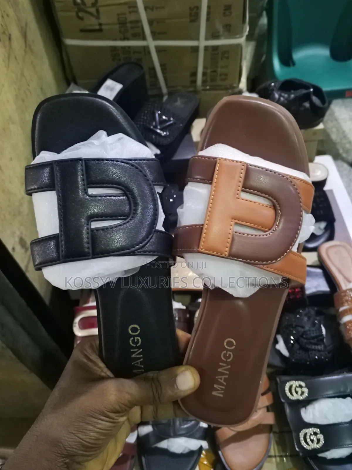Mango Flat Shoe With Box Size (37-42)