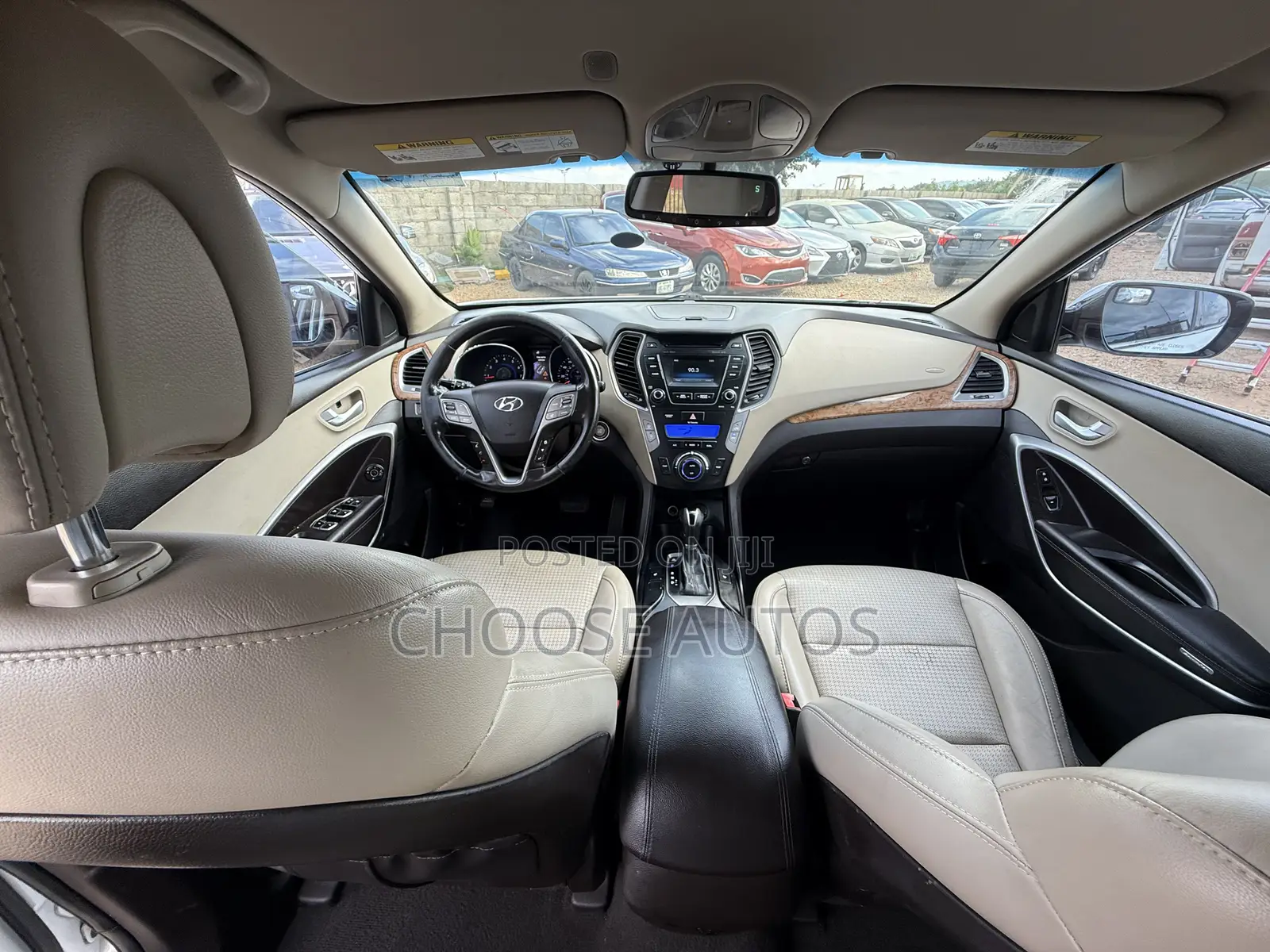 Hyundai Santa Fe 2014 White