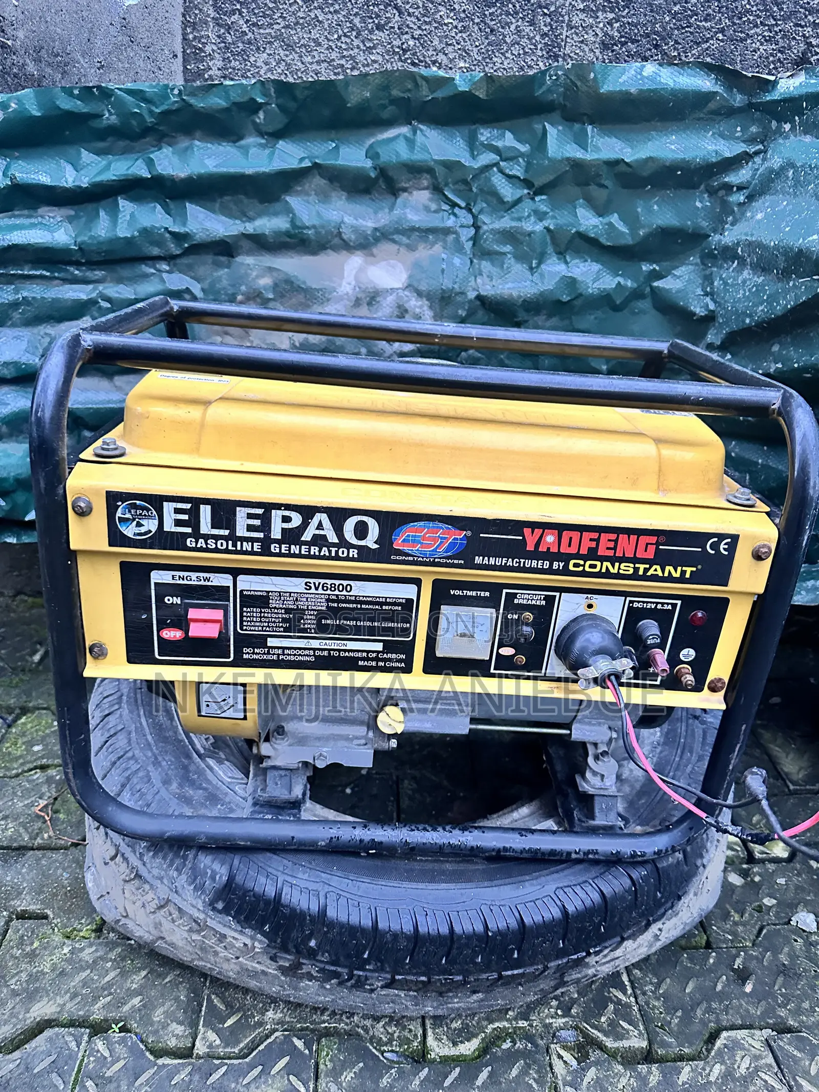 Elepaq SV6800 2.5kVA Petrol Generator – Fairly Used