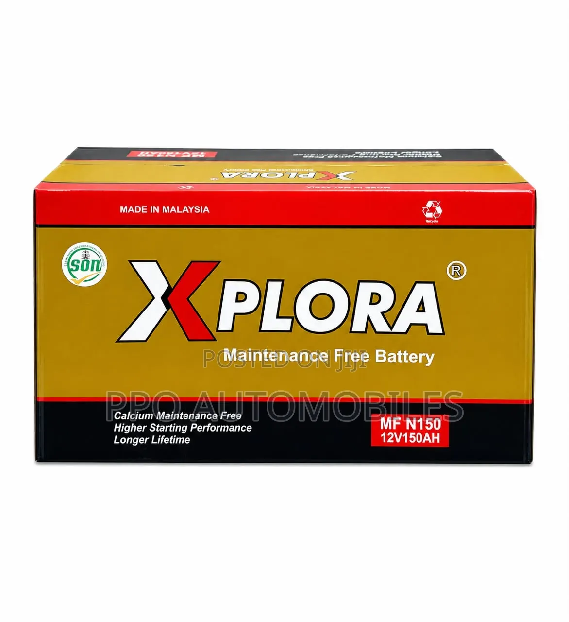12V 150ah Xplora Malaysian Battery
