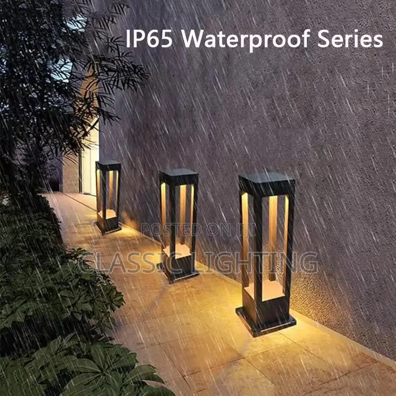 Aluminum Fixture for Pool Gate Yard Deck Lawn Lanterns Outdoor Light