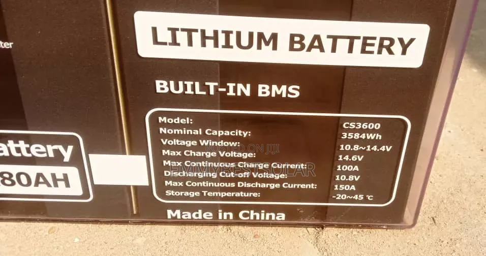 300amps 12v Solaco Energy Lithium Battery