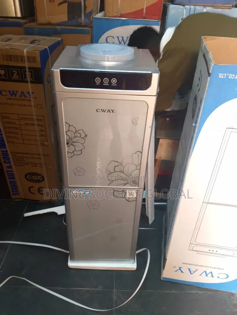 Cway Water Dispenser Hot and Cold With Freezer